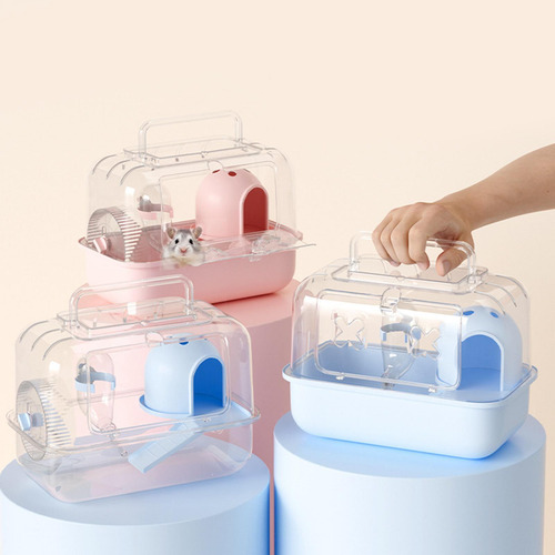 Hábitat De Jaula De Hámster, Ejercicio Azul Transparente