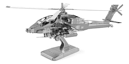 Fascinations Metal Earth Ah-64 Apache 3d - Kit De Modelo De.