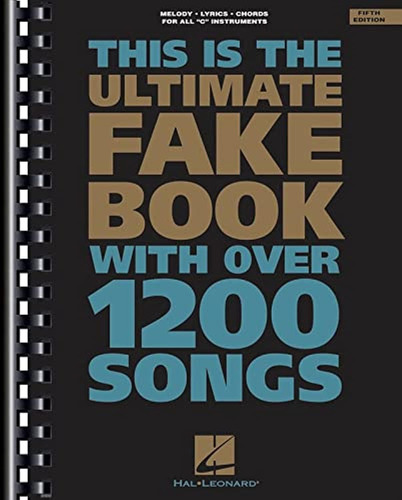 Libro: The Ultimate Fake Book, Hal Leonard Tapa Blanda