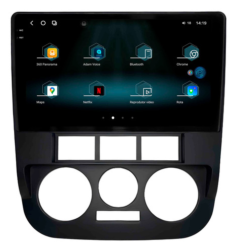 Multimidia Aikon Fóton G3 G4 Parati 2006/2014 12+256gb 2k 9p