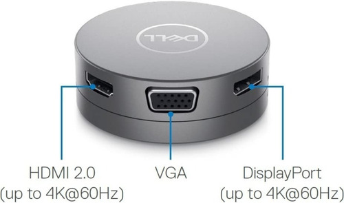Dock Dell Da310 7 En 1 Usb C Hdmi Rj45 Usb 3.0 Vga