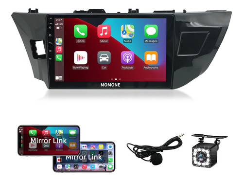 Estéreo 2+32gb Para Toyota Corolla 2014-2016 Carplay Gps