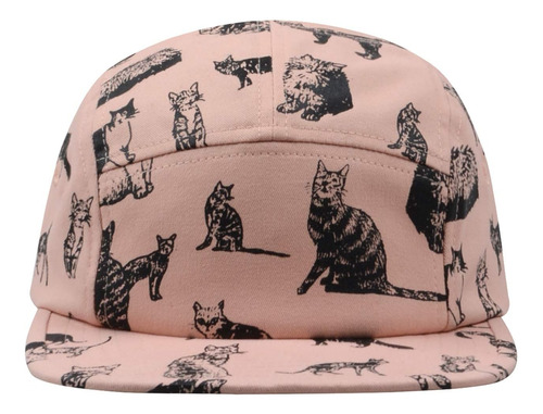 Sombrero Hatphile Camp Cap Cat Con Bordado Estampado De 5 Pa