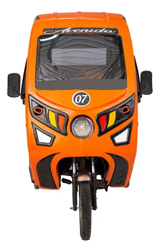 Tricimovil M02 Naranja Bicitaxi.