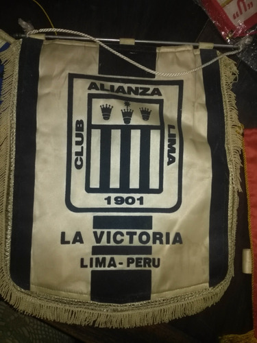 Antiguo Banderin Oficial - Club Alianza Lima - Peru