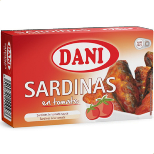 Sardinas En Salsa De Tomate Dani Origen España - 01mercado