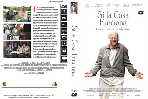 Si La Cosa Funciona ( Whatever Works) Woody Allen - Dvd