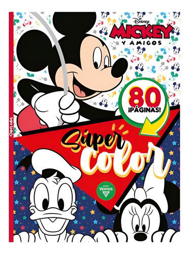 Libro Para Colorear Disney Mickey 80 Páginas