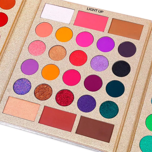 Paleta Sombras Maquillaje 30 Tonos Colores Multicolor Intens