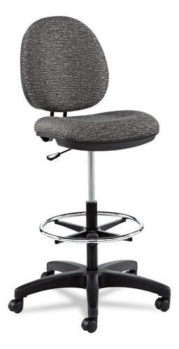 Taburete Giratorio Altura Ajustable Gris Grafito 60 A 88 Cm