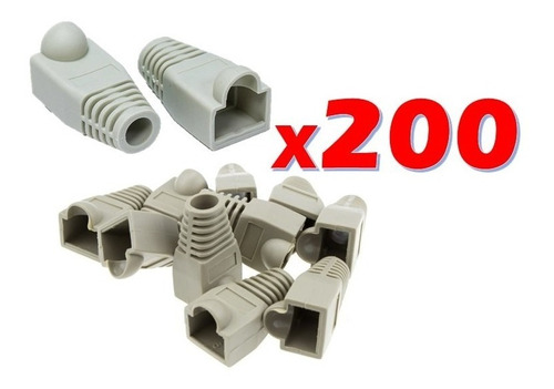 Botas Protectoras Conector Rj45 Cat5 Cat6 Paquete De 200 Und