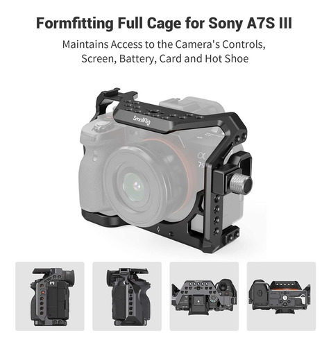 Smallrig Jaula Para Camara Y Cable Hdmi Solo Para Sony Alpha