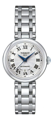 Reloj Mujer Tissot Bellissima Automatic Acero Plateado T126.207.11.013.00