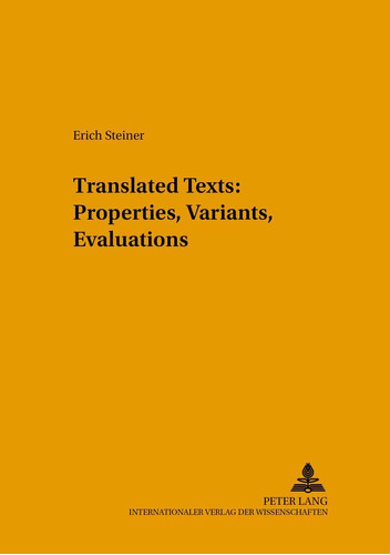 Libro: Textos Traducidos: Propiedades, Variantes, (sabest.