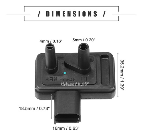 Sensor Presión Válvula Egr Para Ford F150 01-04 Explorer Más