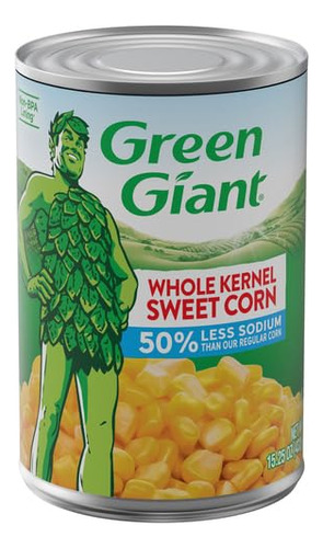 Green Giant Maiz Dulce De Grano Entero 50% Menos De Sodio, 1