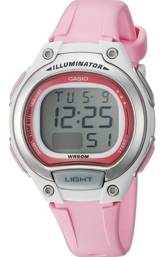 Reloj Casio Digital Lw203-4a Dama Rosa Relojesymas