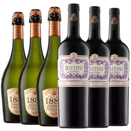 Sidra 1888 + Vino Rutini Cabernet Franc Malbec 750ml