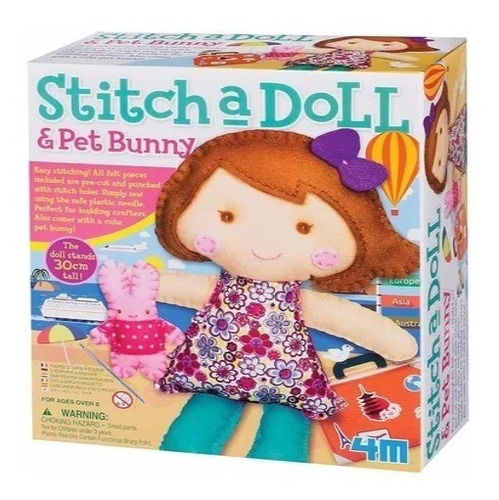 Crea Tu Muñeca Y Su Mascota Stich A Doll Ideal Regalo