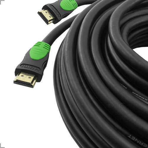 Imagem 2 de 5 de Cabo Hdmi Versão 2.0 Uhd Tv 3d 4k 60hz De 12 Metros