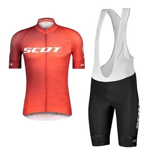 Uniforme Ciclismo Scot Jersey Short Bib Bicicleta Ruta Mtb