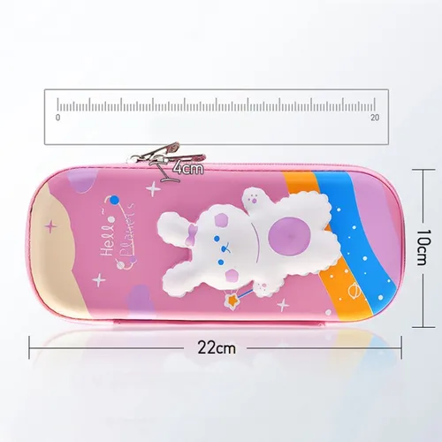 Estuche Multicompartimentos Uime 3d Ballena Azul
