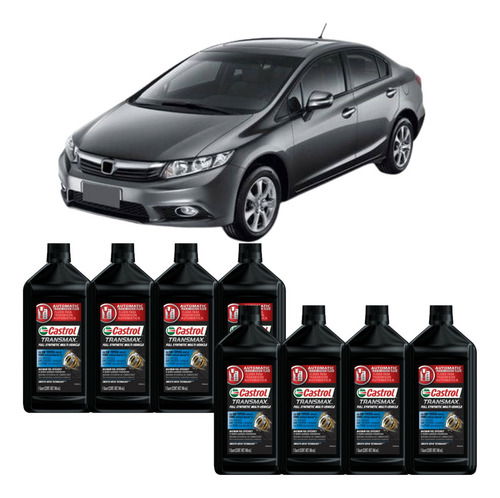 Kit Oleo Cambio Automatico Para Honda New Civic 2007 A 2011