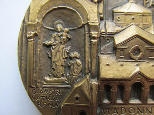Antigua Medalla Papa Benedicto Xvi Vaticano Roma Muy Escasa (Usado)