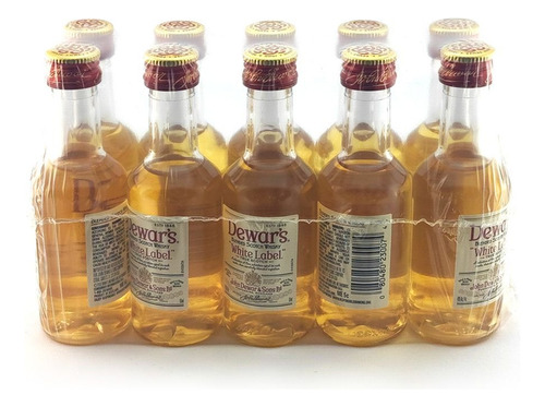 Botellitas Miniaturas Whisky Dewar's White Label 5ml 3 Pack