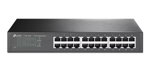 Imagen 2 de 2 de Switch Tp Link Tl-sg1024d 24 Puertos 10/100/1000 Rack Full