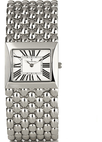 Relógio Jean Vernier Caixa Aço Pulseira 5atm Jv00294