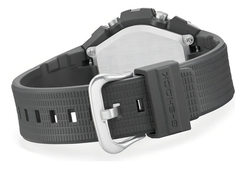 Relógio prateado masculino de resina/aço G-shock GST-B600-1A