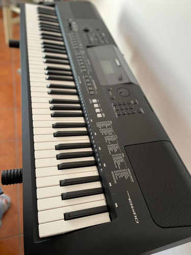 Teclado Eléctrico Yamaha Psr-ew410 Con Parante Y Adaptador