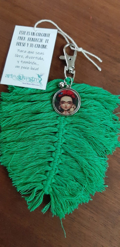 Imagen 3 de 5 de Llavero Y/o Protector Identificador De Bolso Frida Kahlo