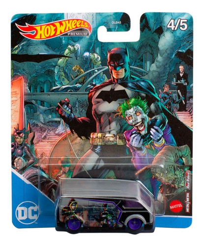 Imagem 5 de 6 de Set 5 Miniaturas Hot Wheels Premium - Pop Culture Batman