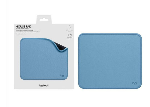 Imagen 5 de 10 de Mouse Pad Studio Series 23x20cm Blue Logitech Celeste