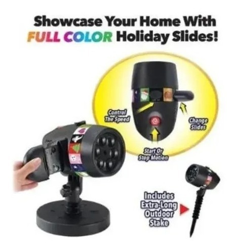 Proyector De Luz Laser Show Colores Figuras Exteriores Led