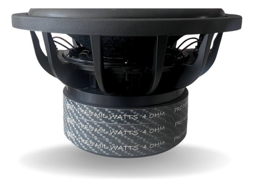 Subwoofer 12'' Triple Iman Ca-sw150012x Carbon Audio Negro