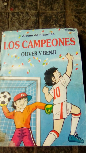 Antiguo Álbum Figuritas Oliver Y Benji Completo De Colección