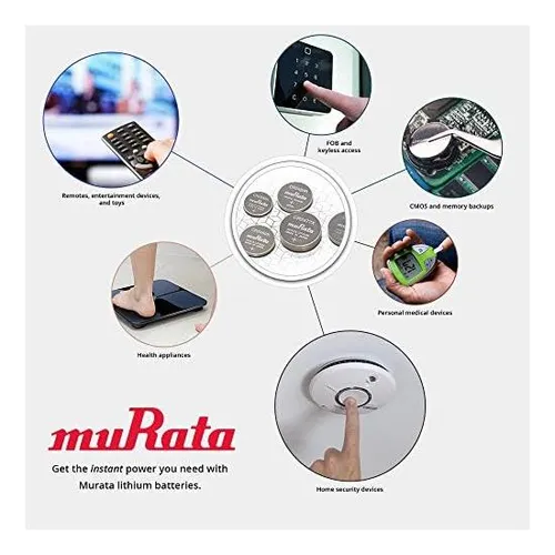 Batería Murata Cr1220 Dl1220 Cell De Moneda De Litio Ecrv