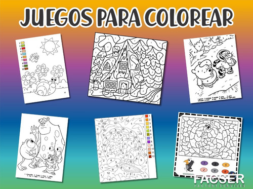 Juegos Para Colorear Pintar Por Números Une Puntos Imprimir