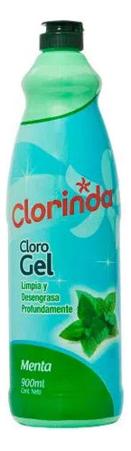Cloro Gel Dp Clorinda Menta 900ml   (4uni)super