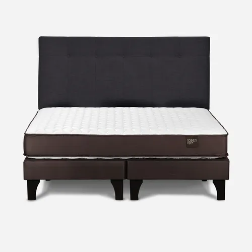 Cama Ergo T New King 180x200 Cm +respaldo New Bennet Grafito