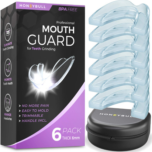 Protector Bucal Para Rechinar Dientes Bruxismo Noche Grueso
