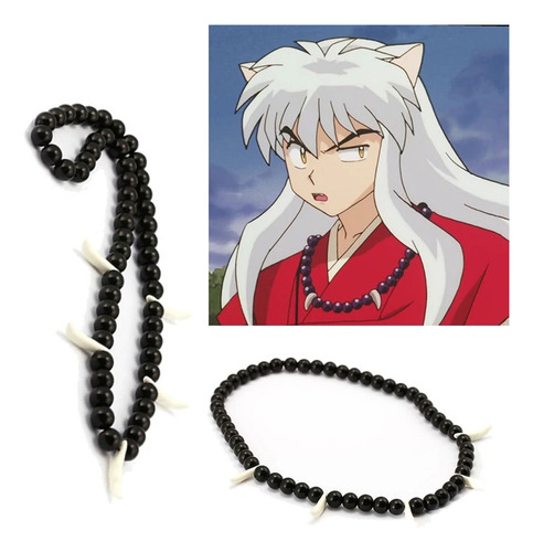 Collar Inu-yasha Anime Colmillos Collar Cosplay Kawaii