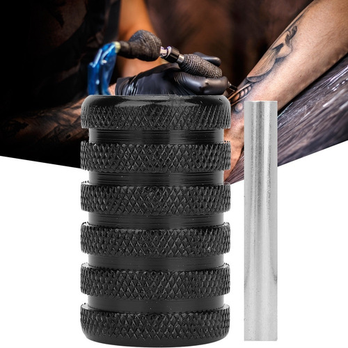 Imagen 5 de 7 de Empuñadura De Metal Antideslizante Para Máquina De Tatuaje (