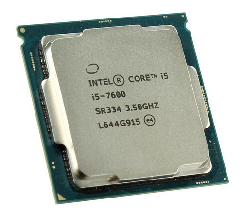 Procesador gamer Intel Core i5-7600 BX80677I57600  de 4 núcleos y  4.1GHz de frecuencia con gráfica integrada