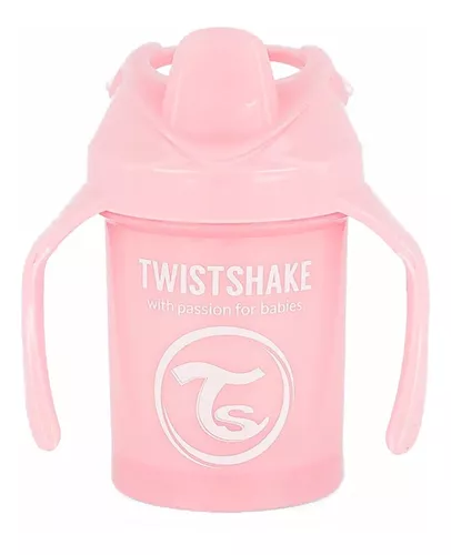 Vaso con bombilla Twistshake Straw Cup 360ml azul pastel - Twistshake