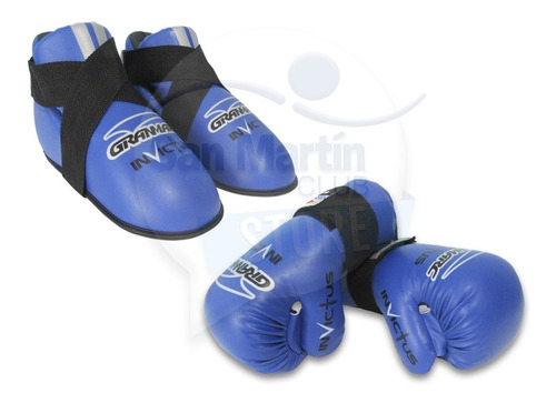 Protectores Pads Invictus Guante+zapato Granmarc Taekwondo  