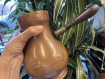 Comprar Antigua Cafetera Chocolatera Cobre Y Otros Adornos Cobre